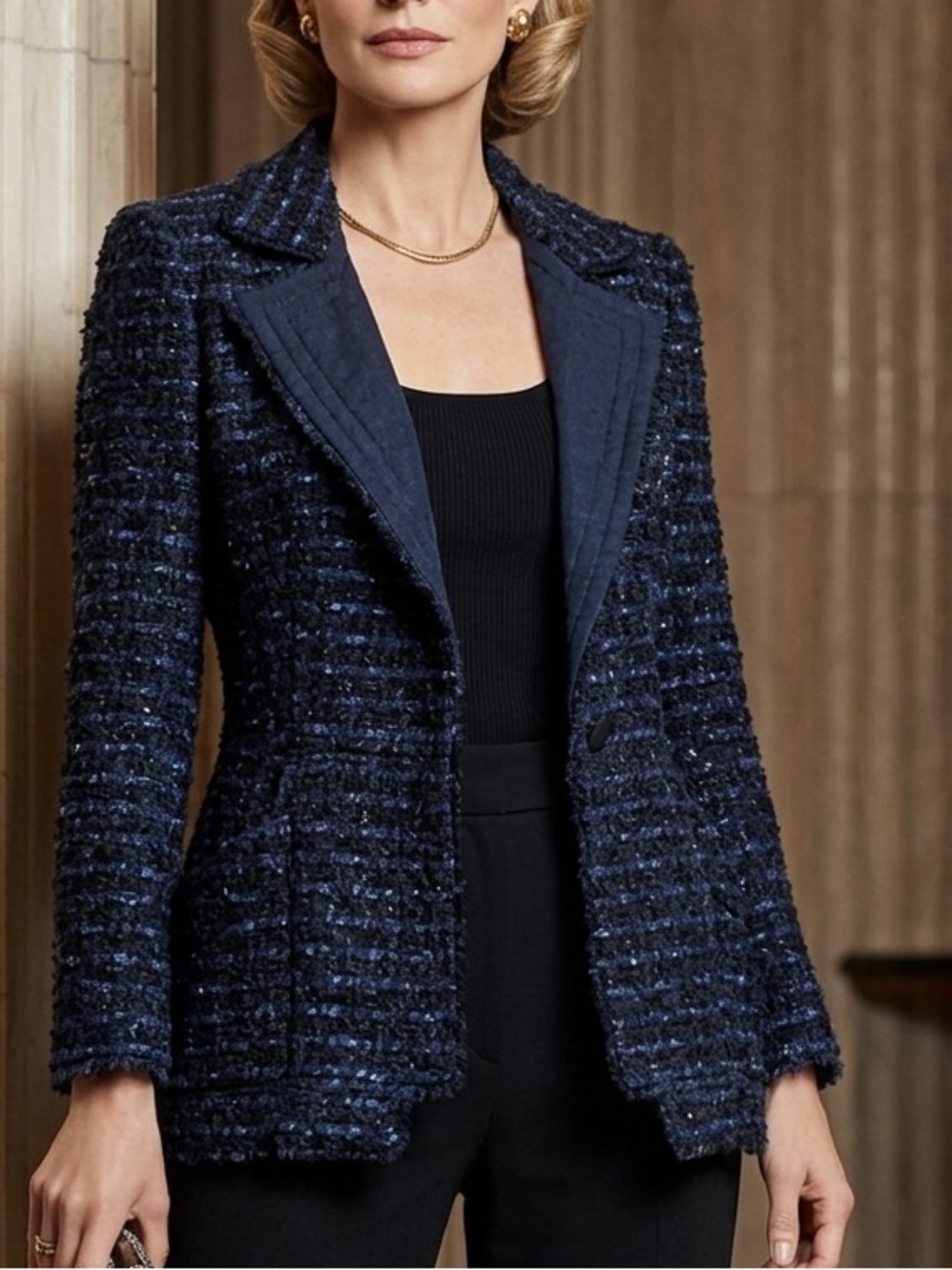 oscar de la renta tweed jacket